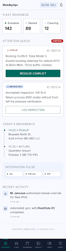 Control Rail mobile